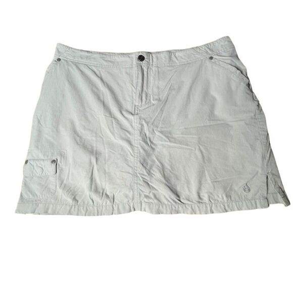 ISIS Women's Skort Khaki Beige Tan Pockets Stretch Size Large - Picture 1 of 14